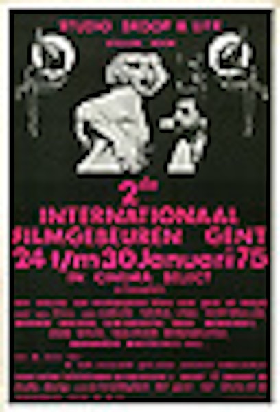 Poster for the 2nd Internationaal Filmgebeuren