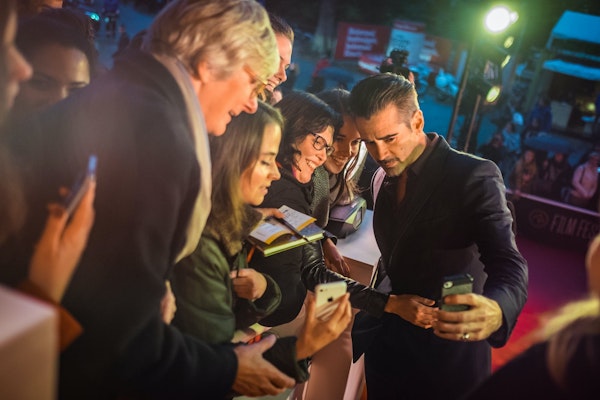 Colin Farrell at the premiere of 'The Lobster' at FFG2015