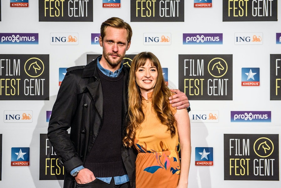 Alexander Skarsgård & Bel Powley at the premiere of 'The Diary of a Teenage Girl' at FFG2015