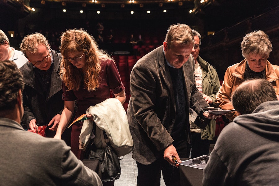Fans meeting composers
