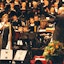 Ennio Morricone tijdens at a concert in 't Kuipke in 2000