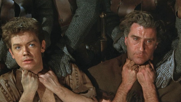 Nigel Green & Gino in The Masque of the Red Death (1964)
