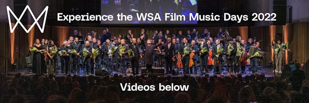 Experience the WSA Film Music Days 2022 banner nieuwsbrief