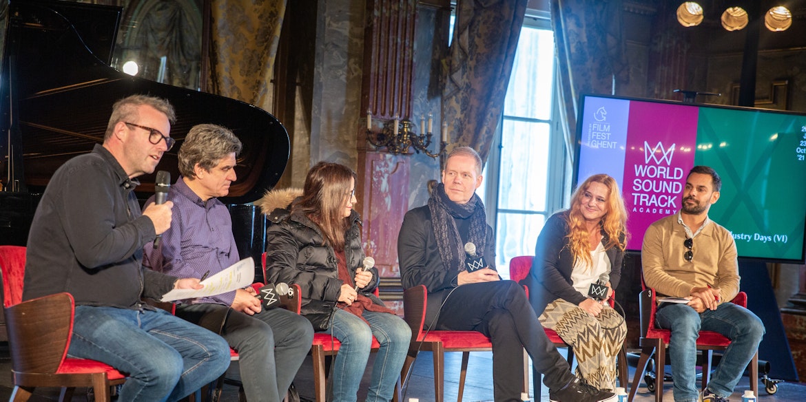 Panel Talk WSA Industry Max Richter Evanthia Reboutsika Eleni Karaindrou Dirk Brossé